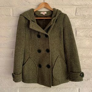 JLO by Jennifer Lopez Button Wool Coat